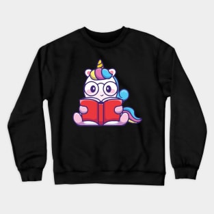 cat unicorn so cute face mask Crewneck Sweatshirt